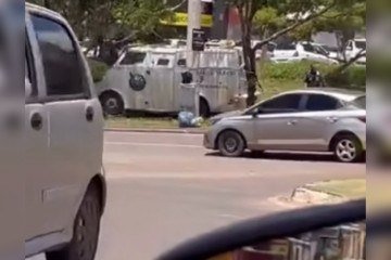 Não houve registro de feridos -  (crédito: Reprodução/São Sebastião Notícias) -Não houve registro de feridos -  (crédito: Reprodução/São Sebastião Notícias)