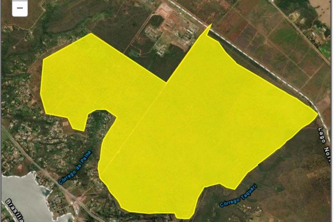 A Terracap informou que a área escolhida não tem nascentes