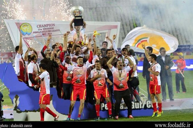 Padovani foi campe&atilde;o Iraniano na temporada 2013/2014 pelo Foolad FC