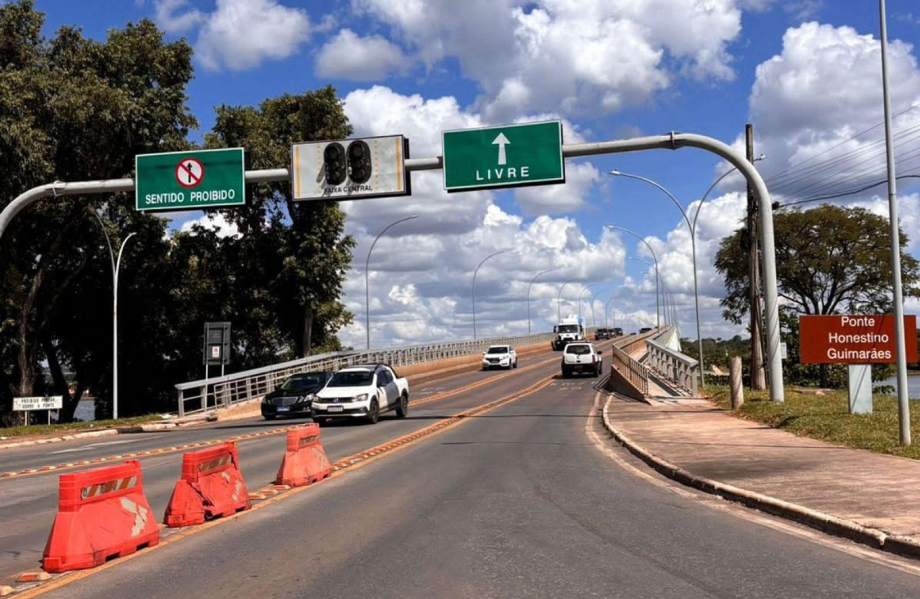 Faixa da Ponte Honestino Guimarães será interditada nesta sexta-feira (6)