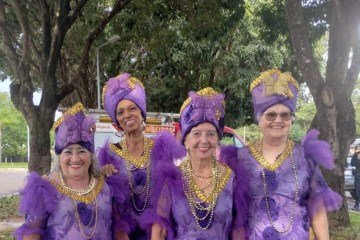 A programação inclui também a participação da bateria e de passistas da escola de samba Aruc -  (crédito: Reprodu&ccedil;&atilde;o/Feirartes)