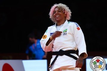 Antes da decisão, Rafaela Silva superou três adversárias no caminho até a final: a italiana Raffaella Ciano, a búlgara Yoana Manova e a espanhola Laura Fernandez -  (crédito: Sabau Gabriela/IFJ)