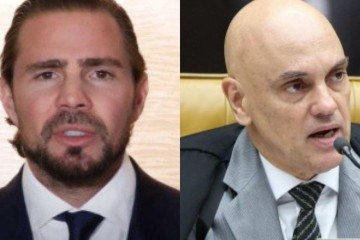 De acordo com o veículo, os dados indicam que Vorcaro teria trocado mensagens com o ministro no dia 17 de novembro de 2025, quando foi preso pela Polícia Federal no Aeroporto Internacional de Guarulhos -  (crédito: Divulgação, LUIZ SILVEIRA/STF)