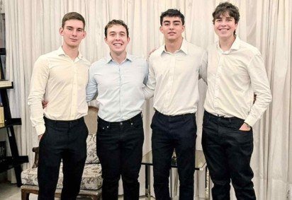 Estudantes do Colégio Marista Brasília premiados na competição internacional de finanças Wharton Global High School Investment Competition -  (crédito: Arquivo Pessoal)