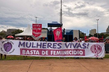 Manifstação Feminista/8 de Março -  (crédito: Alicia Bernardes) -Manifstação Feminista/8 de Março -  (crédito: Alicia Bernardes)