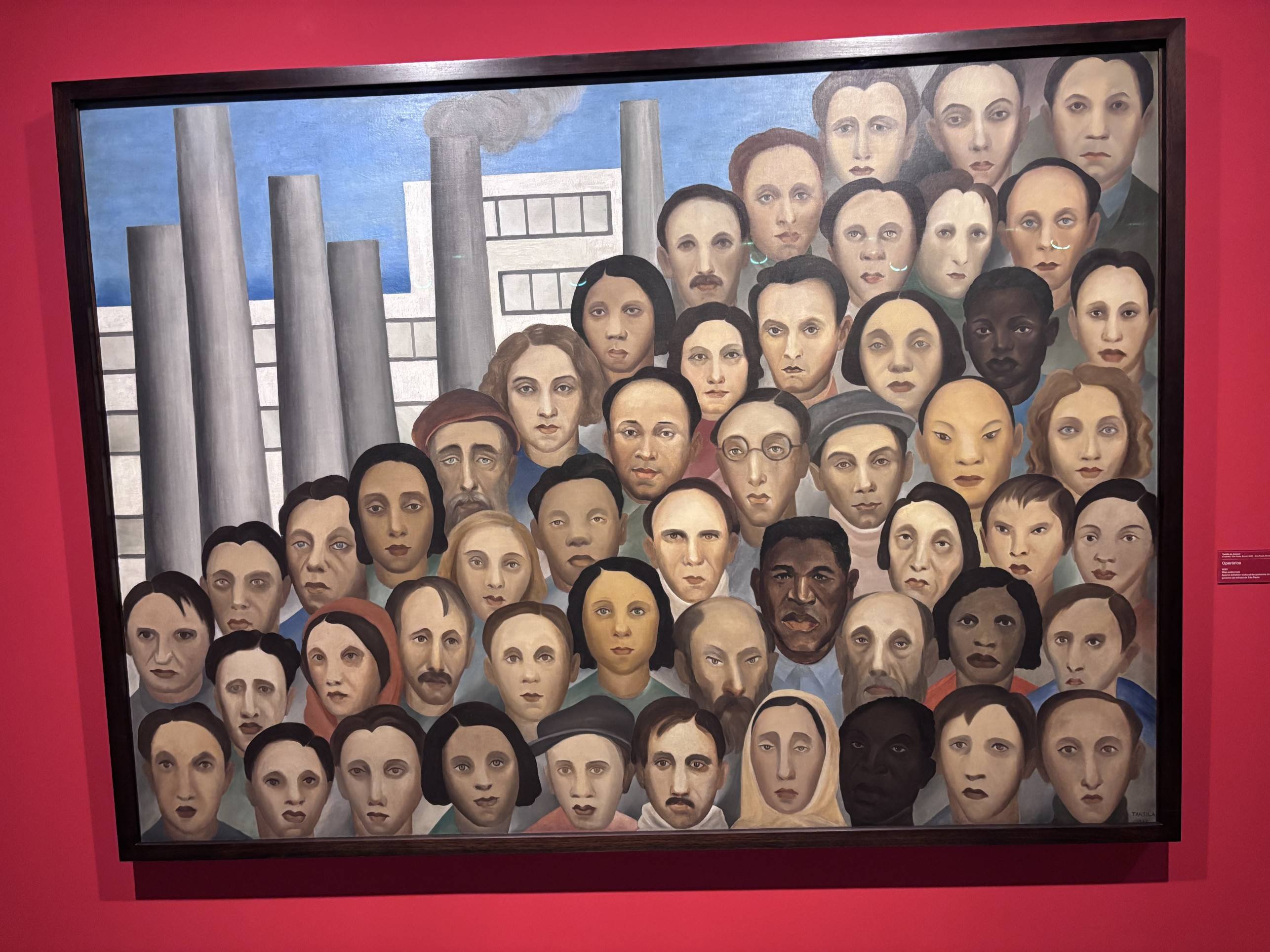 Oper&aacute;rios, de 1933, &eacute; um dos grandes quadros da pintora e representa a industrializa&ccedil;&atilde;o de S&atilde;o Paulo