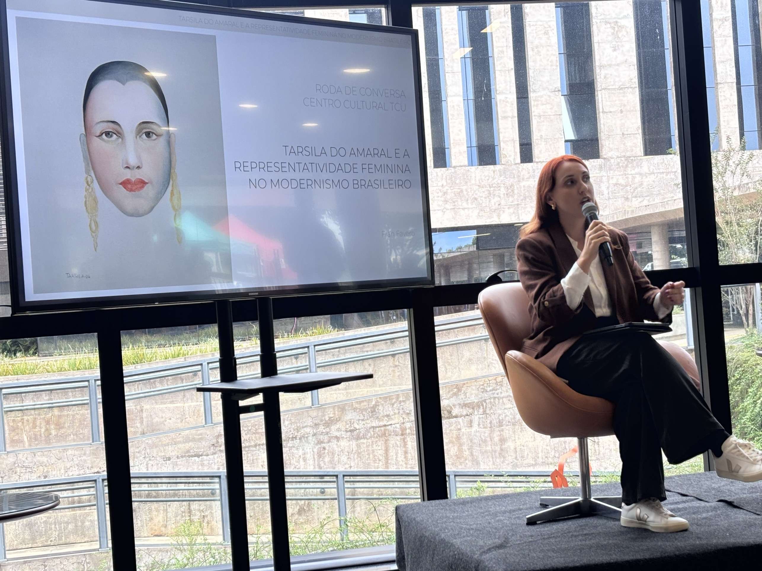 Fran Favero: Tarsila foi um fio-condutor para a gente conversar sobre tantas outras coisas que t&ecirc;m a ver com esse universo das mulheres