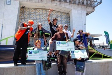 Os vencedores da última edição do evento Skate do evento, que se consolida na cidade -  (crédito: Carlos Eduardo )