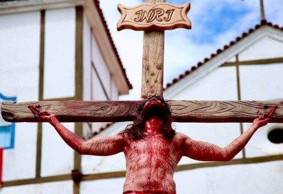 Prociss&otilde;es, Via Sacra encenada e celebra&ccedil;&otilde;es pascais movimentam a cidade hist&oacute;rica e atraem moradores e visitantes -  (crédito: | Foto: &Aacute;lvaro Gaspre) -Prociss&otilde;es, Via Sacra encenada e celebra&ccedil;&otilde;es pascais movimentam a cidade hist&oacute;rica e atraem moradores e visitantes -  (crédito: | Foto: &Aacute;lvaro Gaspre)