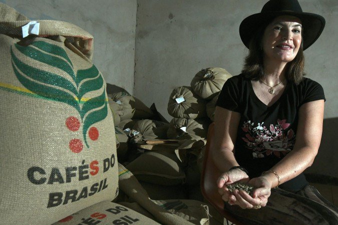 N&uacute;cia Cenci, produtora de caf&eacute; e dona do Caf&eacute; Gr&atilde;o Nativo