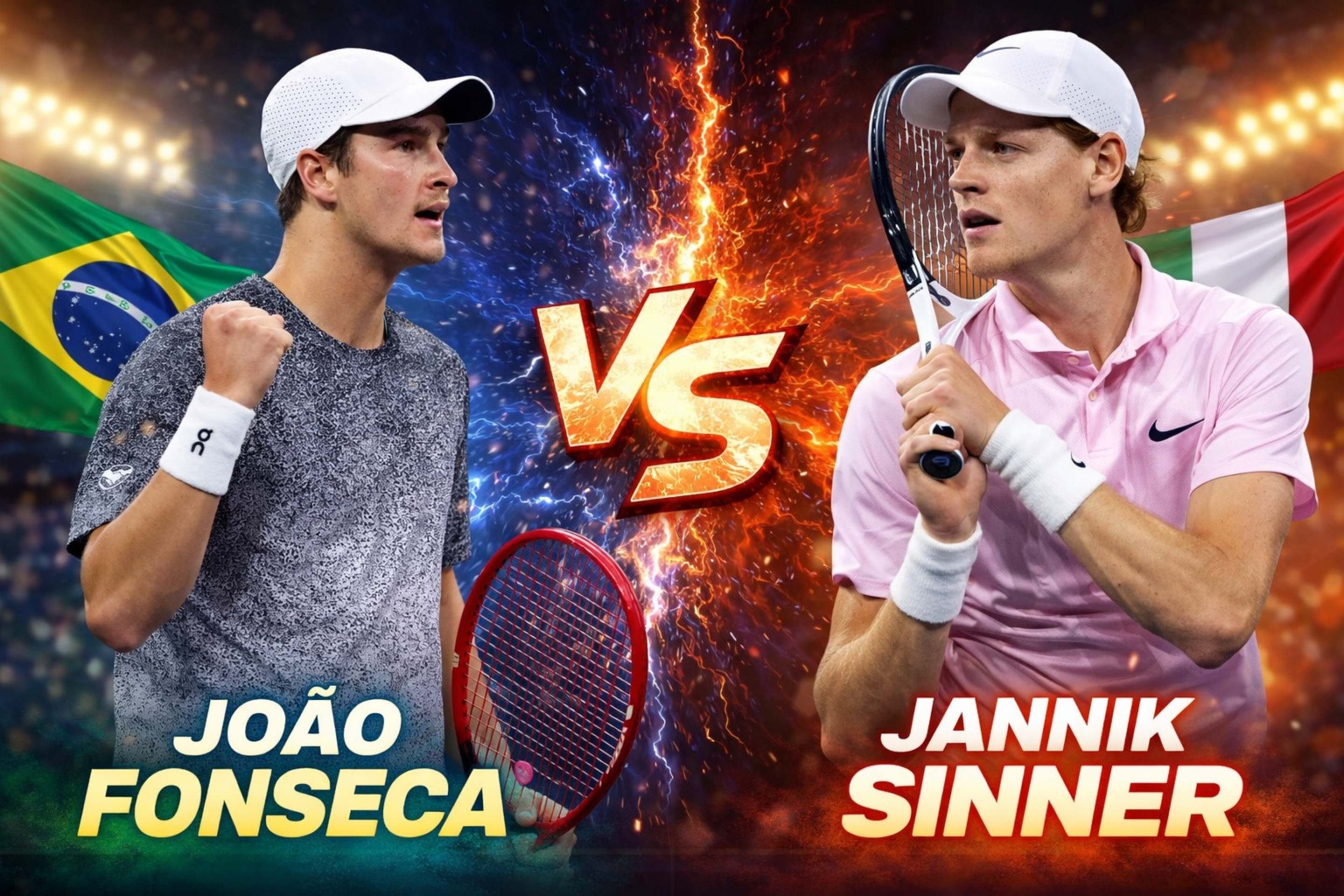 João Fonseca encara Sinner no maior desafio da carreira em Indian Wells