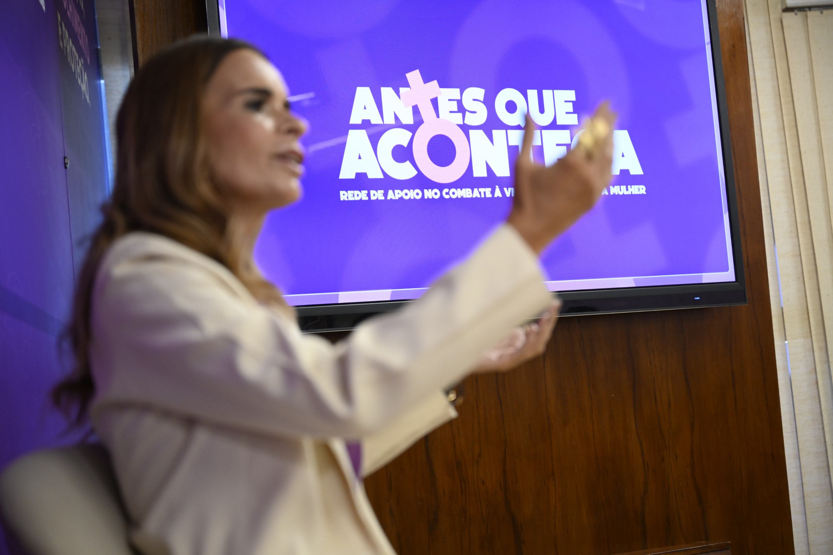 Sala Lil&aacute;s no Senado