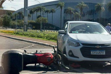 O Corpo de Bombeiros Militar do Distrito Federal (CBMDF) confirmou o atendimento de uma colisão tripla às 07h32 -  (crédito: Igor Saraiva, cedido ao Correio)