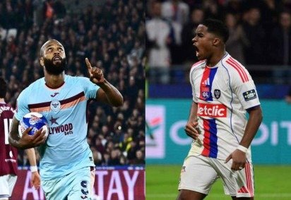 Igor Thiago e Endrick são os atacantes do Brasil em evidência na Europa -  (crédito: Bens Stansall/AFP e Olivier Chassignole/AFP) -Igor Thiago e Endrick são os atacantes do Brasil em evidência na Europa -  (crédito: Bens Stansall/AFP e Olivier Chassignole/AFP)