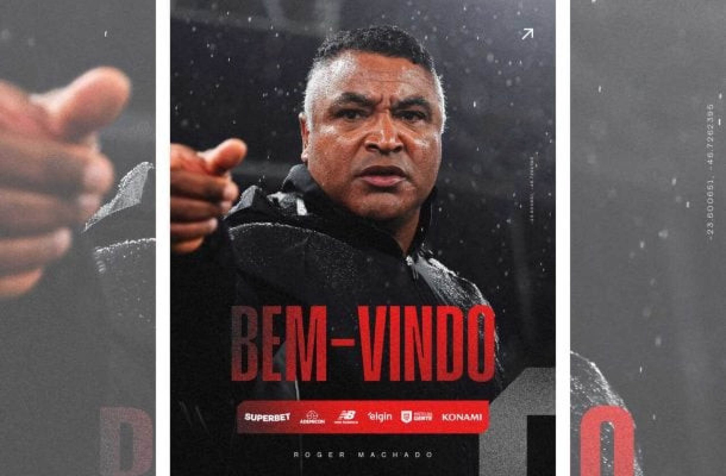 Roger Machado foi anunciado na tarde desta terça (10) pelo São Paulo -  (crédito: Reprodução)