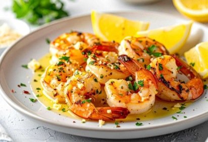 Camarão ao alho e limão-siciliano (Imagem: Ikhsan Muliadi | Shutterstock) -  (crédito: EdiCase) -Camarão ao alho e limão-siciliano (Imagem: Ikhsan Muliadi | Shutterstock) -  (crédito: EdiCase)