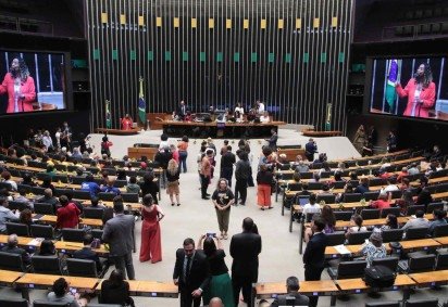 Sessão solene na Câmara presta homenagem a Marielle Franco oito anos após o assassinato da vereadora.
 -  (crédito: Foto: Bruno Spada / Câmara dos Deputados) -Sessão solene na Câmara presta homenagem a Marielle Franco oito anos após o assassinato da vereadora.
 -  (crédito: Foto: Bruno Spada / Câmara dos Deputados)