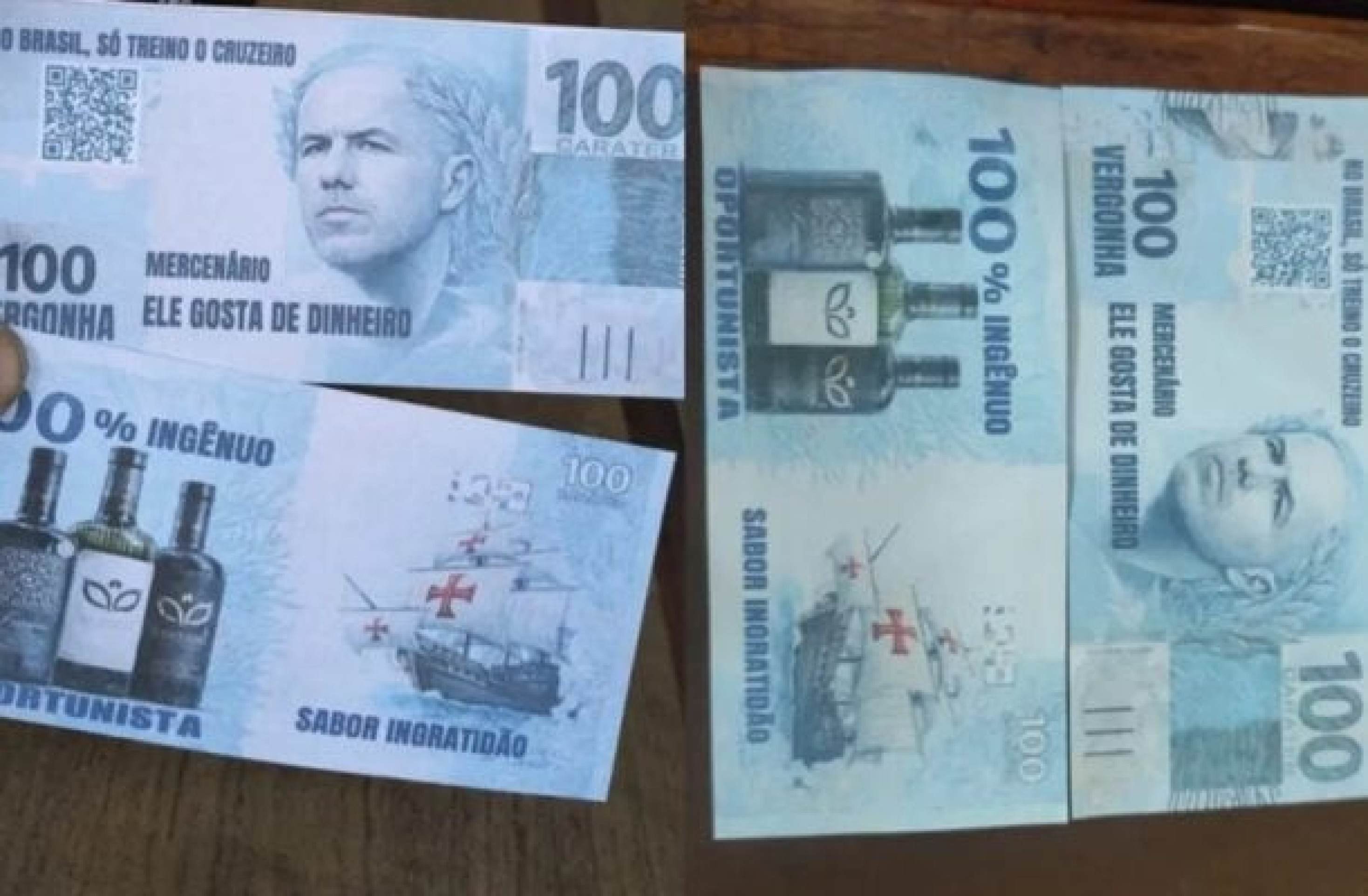 Cruzeirenses planejam provocar Leonardo Jardim com notas falsas durante jogo contra o Flamengo -  (crédito: Foto: Reprodução / Itatiaia)