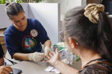 O Dia Mundial do Rim foi celebrado com ações em diversos locais do DF  -  (crédito: Jhonatan Cantarelle/Agência Saúde DF)