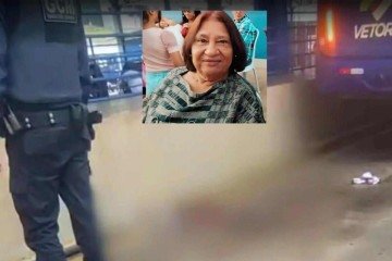 Morre a idosa que teve perna esmagada em plataforma de &ocirc;nibus de Uberaba -  (crédito: Redes Sociais/Divulga&ccedil;&atilde;o)