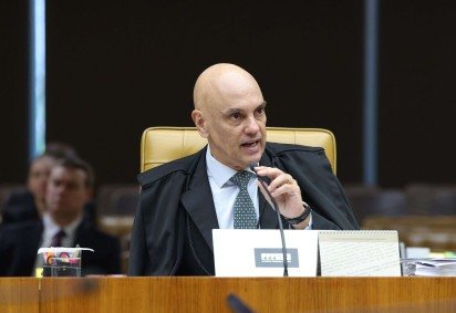 Moraes autorizou a presença da ex-primeira-dama Michelle Bolsonaro como acompanhante durante a internação -  (crédito:   Luiz Silveira/STF) -Moraes autorizou a presença da ex-primeira-dama Michelle Bolsonaro como acompanhante durante a internação -  (crédito:   Luiz Silveira/STF)