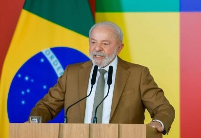  12.03.2026 - Presidente da República, Luiz Inácio Lula da Silva, durante declaração à imprensa no Palácio do Planalto, sobre ações para reduzir impacto da oscilação dos preços do petróleo. Brasília - DF.

  -  (crédito:  Ricardo Stuckert / PR )