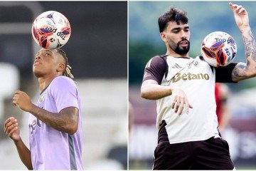 O volante Danilo e o meia Paquetá são as contratações mais caras de Botafogo e Flamengo -  (crédito: Vitor Silva/Botafogo e Gilvan de Souza/Flamengo)