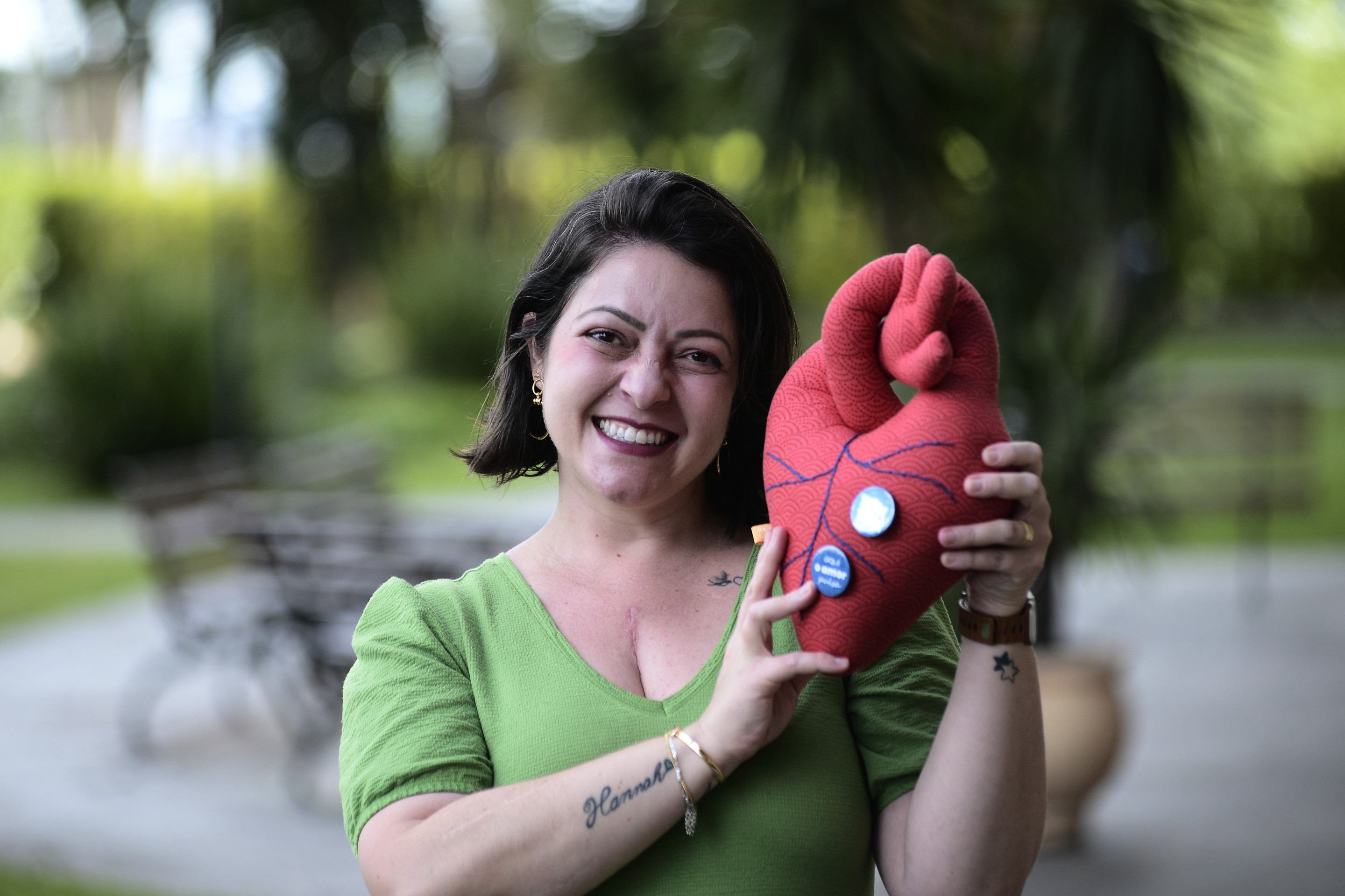 Fab&iacute;ola Pessoa fez transplante de cora&ccedil;&atilde;o h&aacute; um m&ecirc;s, e hoje celebra a recupera&ccedil;&atilde;o