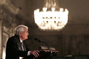O filósofo alemão Jürgen Habermas faleceu. O intelectual de renome mundial morreu em 14 de março de 2026, aos 96 anos, em Starnberg       -  (crédito:  AFP)