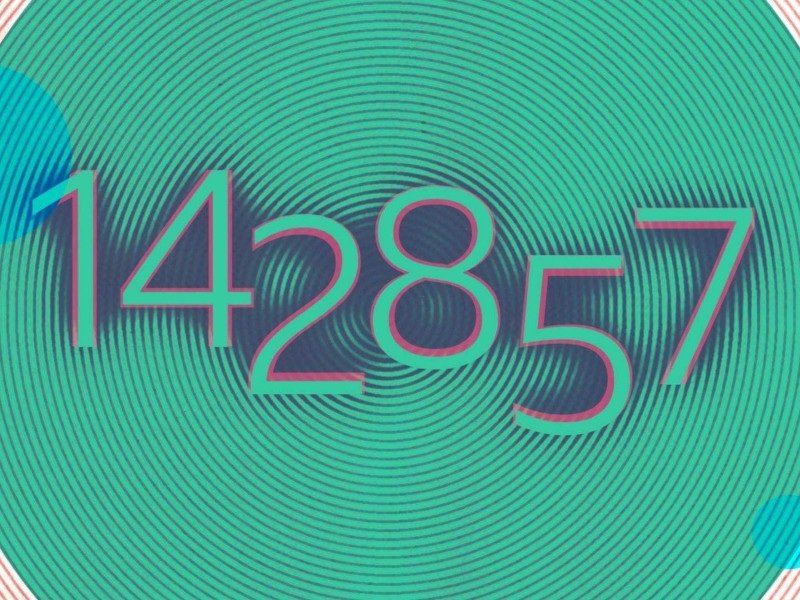 Por que 142857 é um número mágico que fascina os matemáticos há séculos  -  (crédito: BBC)