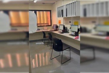 Rompimento de cano deixou unidade do Hospital de Base inundada -  (crédito: Material cedido ao Correio)