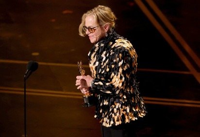 Amy Madigan levou o troféu de Melhor atriz coadjuvante -  (crédito: Getty Images via AFP) -Amy Madigan levou o troféu de Melhor atriz coadjuvante -  (crédito: Getty Images via AFP)