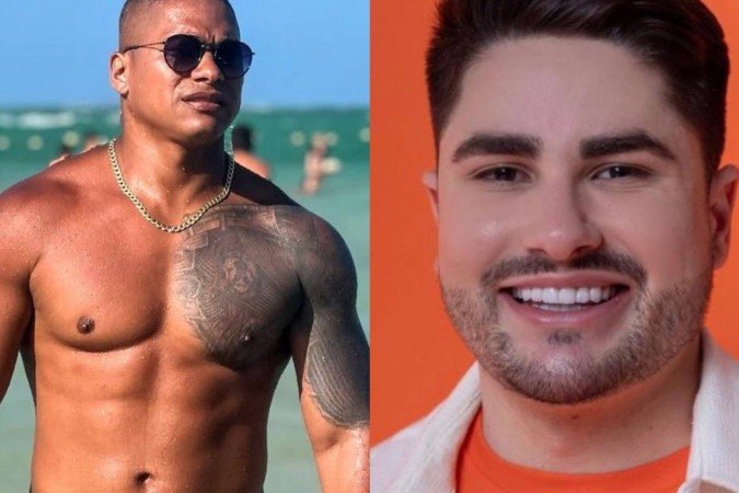 Thiago Gonçalves e Lucas Souza - (crédito: Foto montagem Instagram) Thiago Gonçalves e Lucas Souza - (crédito: Foto montagem Instagram)