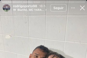 Felipe Kauan (à esquerda) e Rodriguinho (à direita), compartilham a premiação em dinheiro pela classificação à final  -  (crédito: Divulgação/Rodrigo Porto via Instagram) -Felipe Kauan (à esquerda) e Rodriguinho (à direita), compartilham a premiação em dinheiro pela classificação à final  -  (crédito: Divulgação/Rodrigo Porto via Instagram)