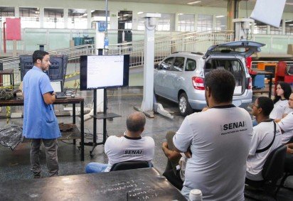 Serviço Nacional de Aprendizagem Industrial do Distrito Federal (Senai-DF) publica edital do segundo trimestre de 2026 com 6.105 oportunidades de cursos gratuitos -  (crédito: Divulgação/Sistema Fibra/Victor Hugo Pessoa)