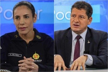 Trocas na segurança: Sandro Avelar e Ana Paula Habka deixam cargos -  (crédito: Marcelo Ferreira/CB/D.A Press   Kayo Magalhães/CB/D.A Press)