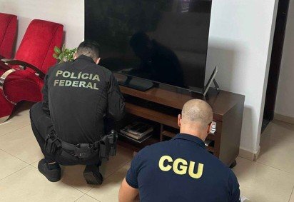 PF cumpre dois mandados de prisão em nova operação contra fraudes no INSS -  (crédito: Divulgação/PF)