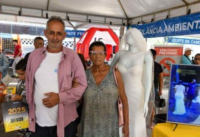 Inscritos na a&ccedil;&atilde;o, Raimunda Gomes vive com Jos&eacute; Carlos Pereira h&aacute; mais de 20 anos -  (crédito: | Foto: Sejus-DF) -Inscritos na a&ccedil;&atilde;o, Raimunda Gomes vive com Jos&eacute; Carlos Pereira h&aacute; mais de 20 anos -  (crédito: | Foto: Sejus-DF)