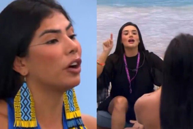 BBB 26: Traição? Marciele e Jordana protagonizam barraco após Sincerão -  (crédito: TV Globo)