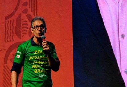 Zema afirmou que durante seu mandato, Minas subiu da quinta para a terceira maior economia agr&iacute;cola do pa&iacute;s -  (crédito: Jair Amaral/EM/D.A Press)