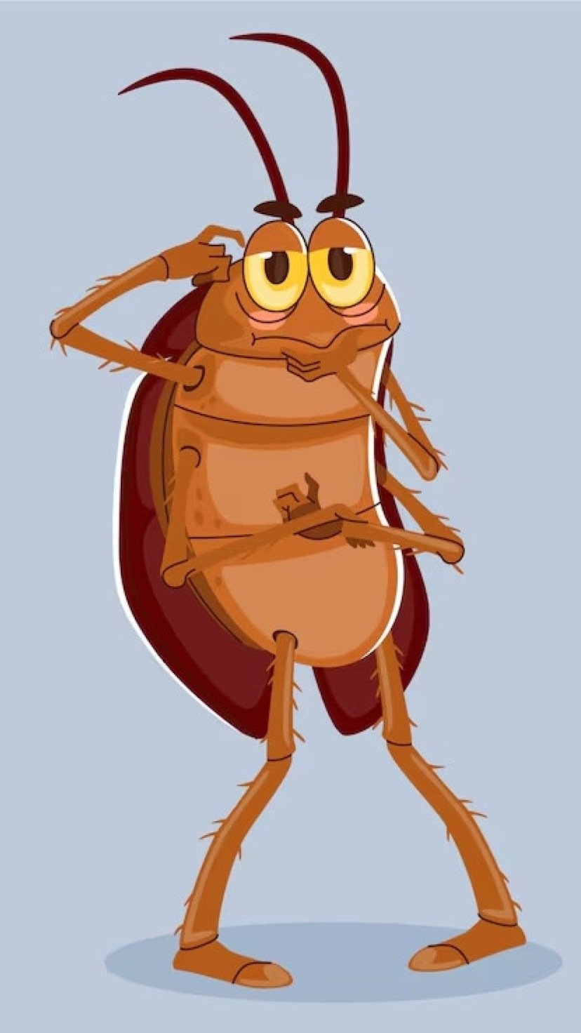 Ilustra&ccedil;&atilde;o de barata cascuda -  (crédito: Reprodu&ccedil;&atilde;o/ Freepik)