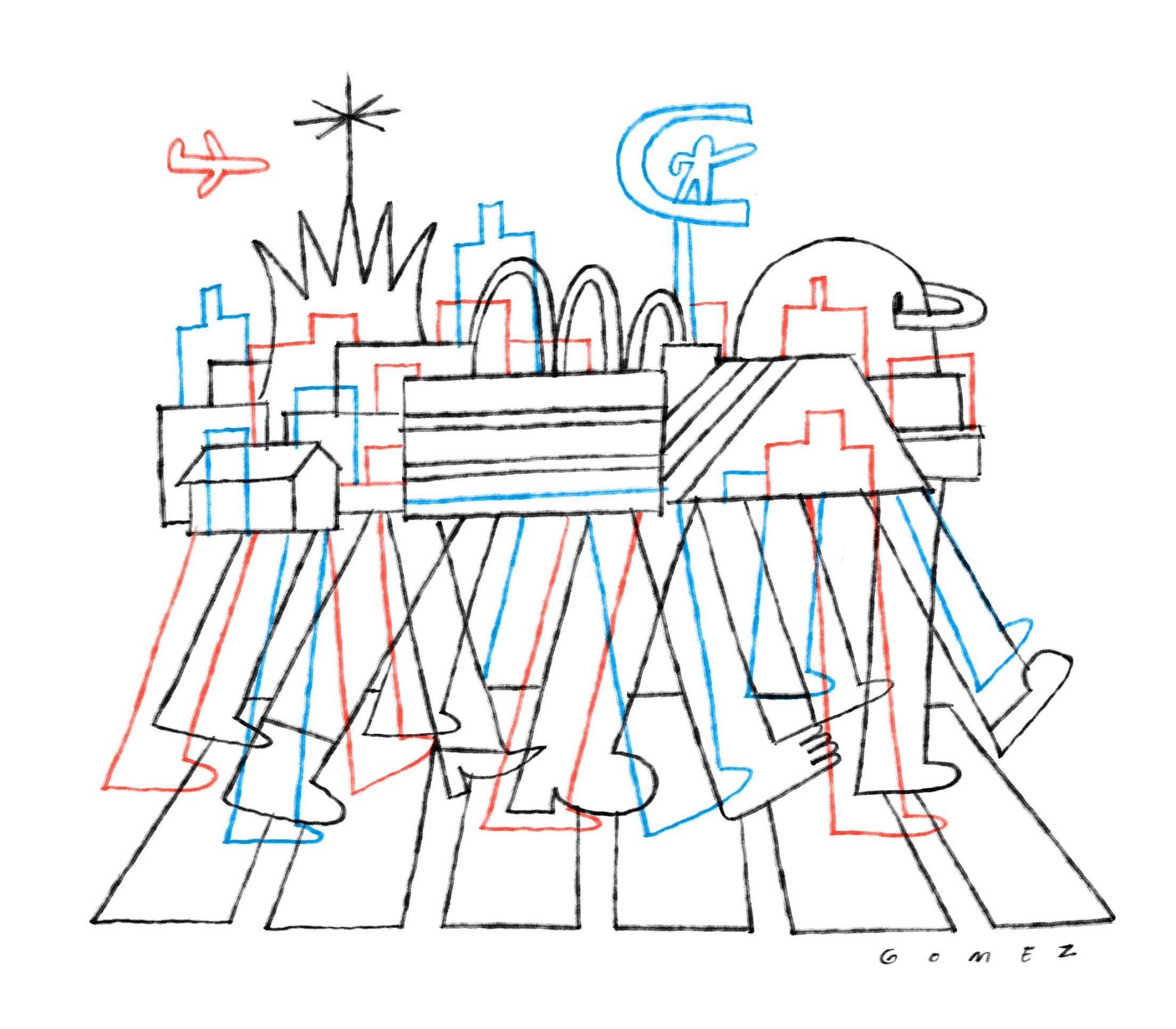 A faixa de pedestre e a cidade