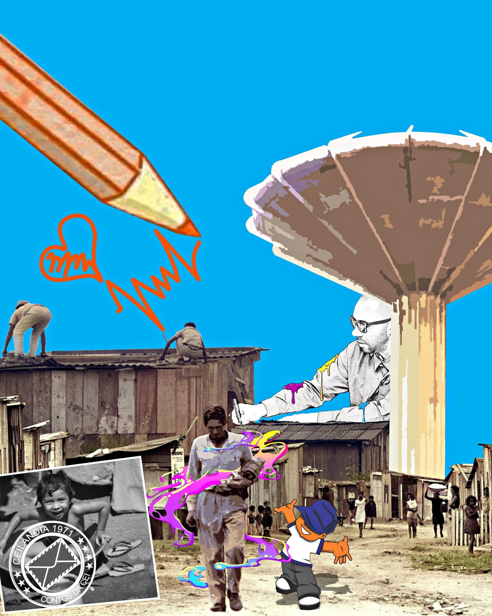 Exposição homenageia Ceilândia com obras que dialogam com a memória da cidade