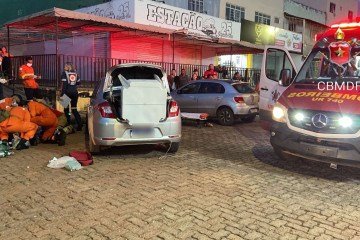 Homem é assassinado a tiro pelo ex-sócio  -  (crédito: Divulgação / CBMDF)