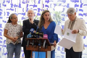 Parlamentares da Federação PSol-Rede acionam Conselho de Ética contra deputados condenados pelo STF.
 -  (crédito:  Foto: Bruna Menezes/PSOL na Câmara)