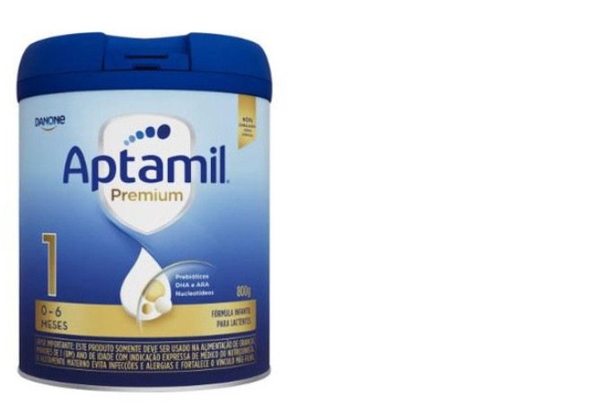 A Agência Nacional de Vigilância Sanitária (Anvisa) determinou a proibição da comercialização, distribuição e uso de lotes da fórmula infantil Aptamil Premium 1 – 800g, produzida pela Danone