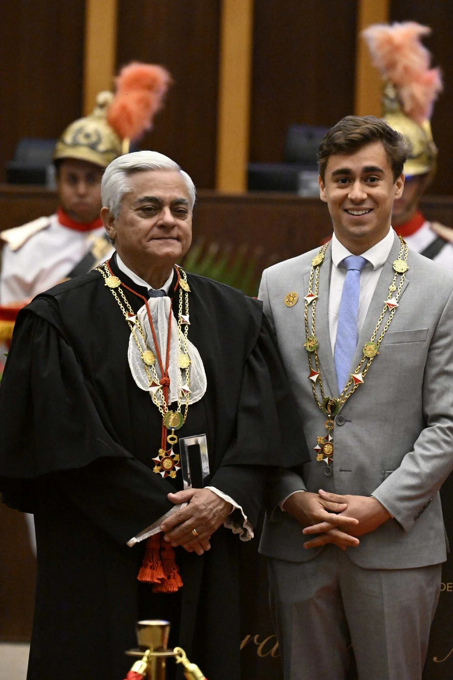  19.03.2026 Carlos Vieira CB/DA Press. Ordem do merito judici&aacute;rio. Presentes: Guilherme Machado, Nikolas Ferreira recebem a Medalha de Roberval Belinati