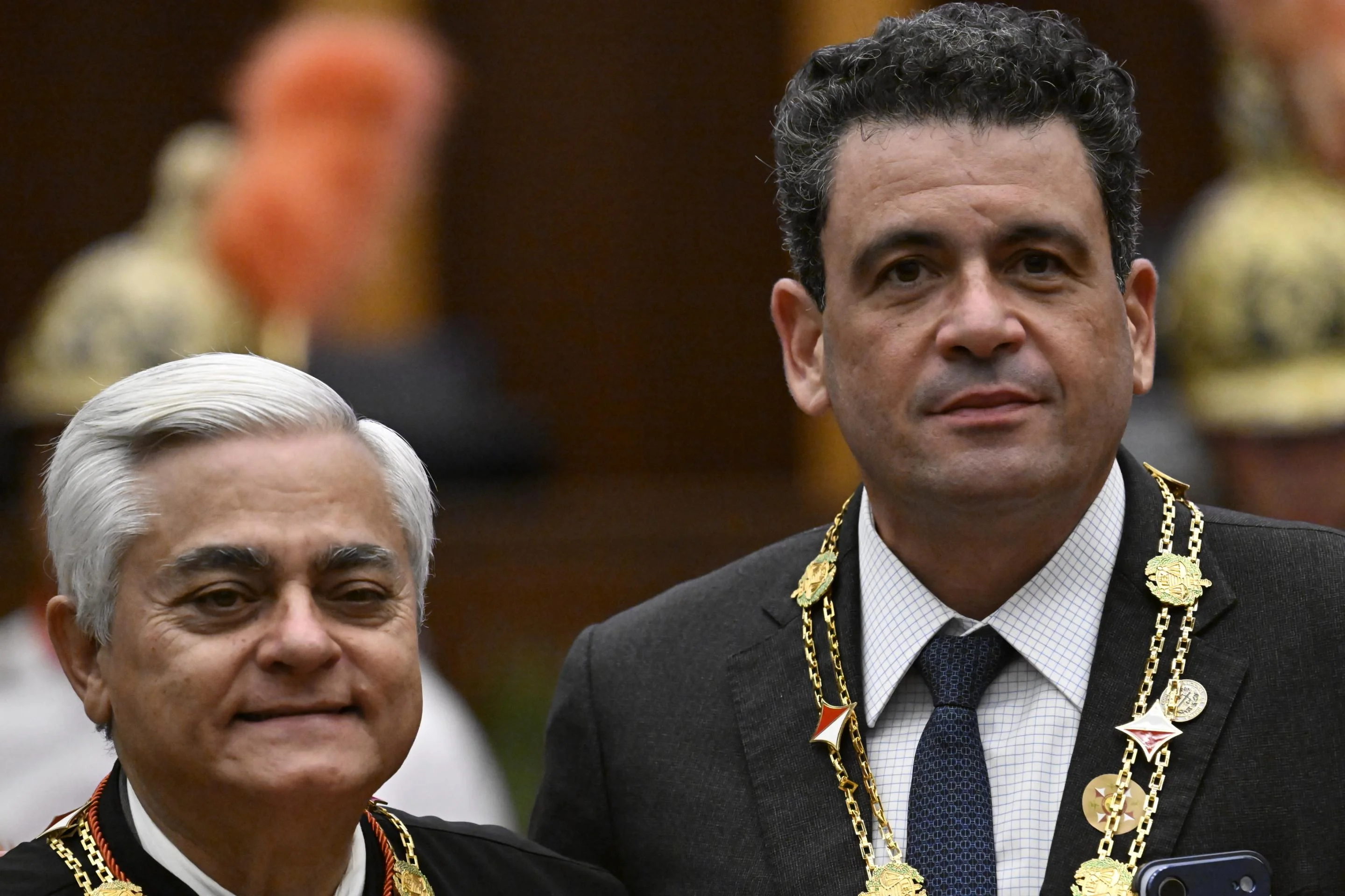  19.03.2026 Carlos Vieira CB/DA Press. Ordem do merito judici&aacute;rio. Presentes: Guilherme Machado, Nikolas Ferreira recebem a Medalha de Roberval Belinati