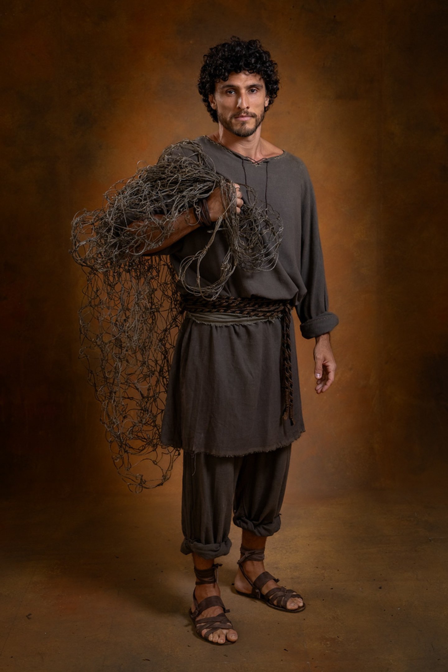 Marc&eacute;u Pierrotti como Pedro em "Ben-Hur"