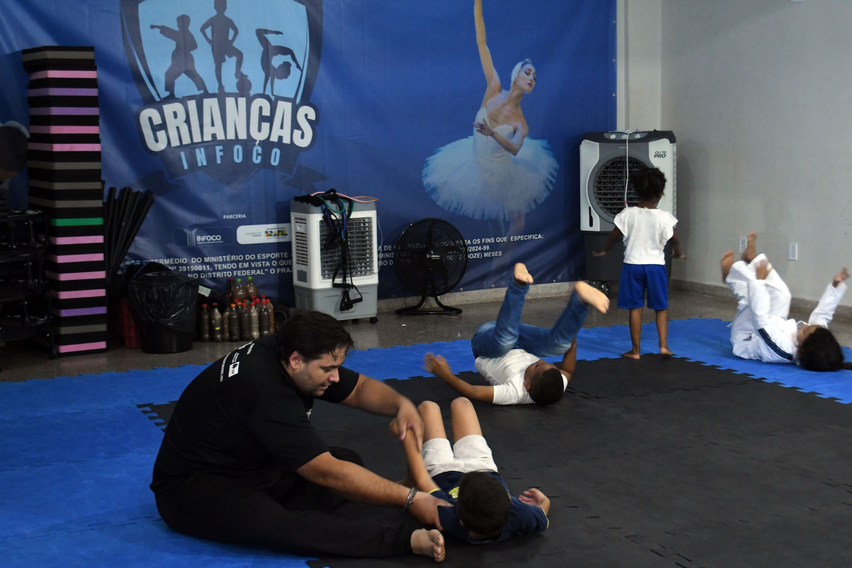  19/03/2026 Cr&eacute;dito: Marcelo Ferreira/CB/D.A Press. Brasil. Bras&iacute;lia - DF -  Anivers&aacute;rio de Ceil&acirc;ndia. Aula de jud&ocirc; do Instituto Crian&ccedil;a In Foco.